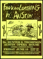 Hunter Thompson Austin Opera House Poster