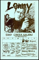 1978 Soap Creek Saloon Stevie Ray Vaughan Calendar Poster