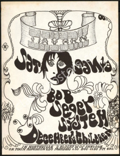 Rare Bob Seger System Cavern Club Handbill