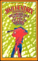 Popular Jimi Hendrix Masonic Auditorium Postcard