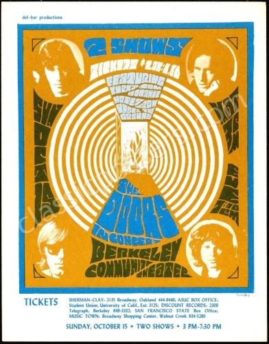 Very Nice The Doors Berkeley Handbill
