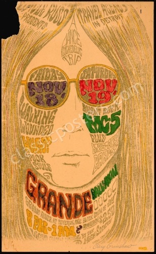 Very Rare Signed Walking Wounded Grande Handbill