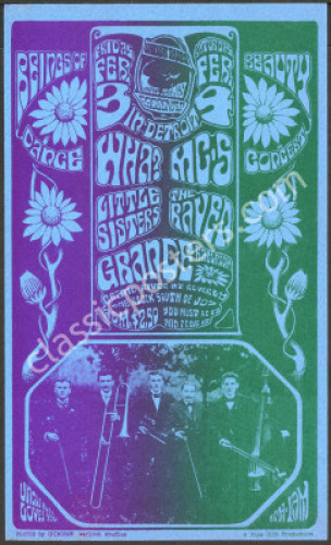 Scarce Wha? Grande Ballroom Handbill