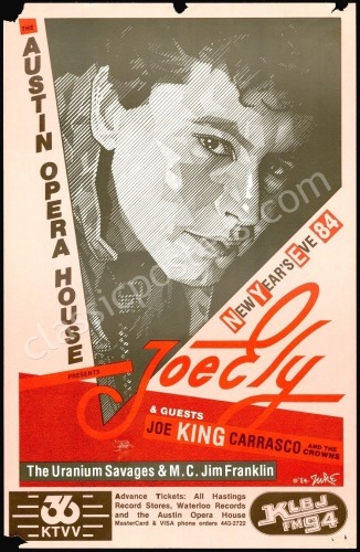 Joe Ely Austin New Year&rsquo;s Eve Poster
