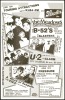 Interesting B-52's and U2 Multi-Venue Poster