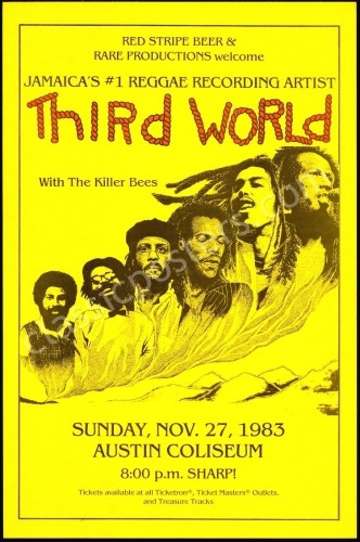 Third World Reggae Austin Poster