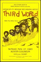 Third World Reggae Austin Poster