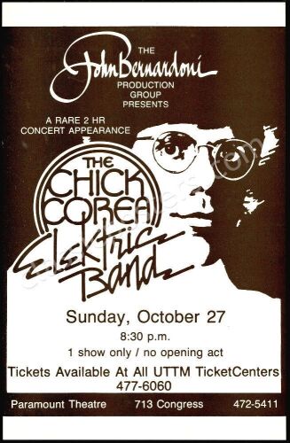 Chick Corea Electric Band Poster