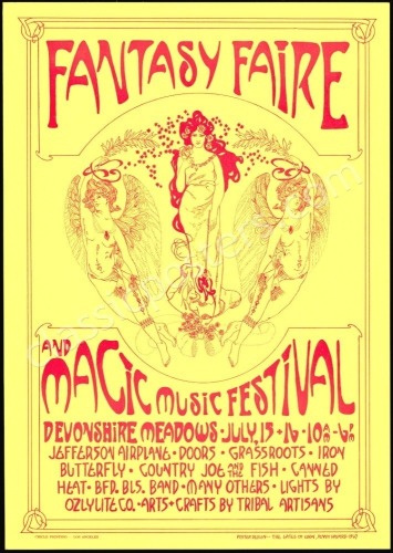 1967 Fantasy Faire Festival Poster