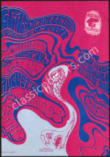 Beautiful 1967 Grande Ballroom Handbill