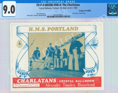 Certified Family Dog The Charlatans Handbill