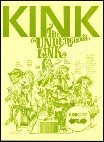 KINK Radio Portland Flyer