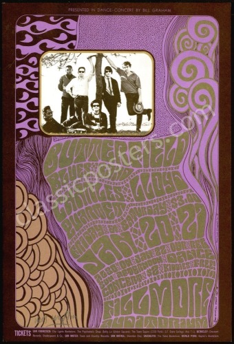 Signed BG-46 Paul Butterfield Poster