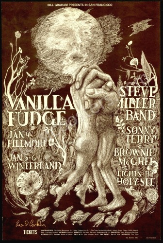 Signed Original BG-101 Vanilla Fudge Poster