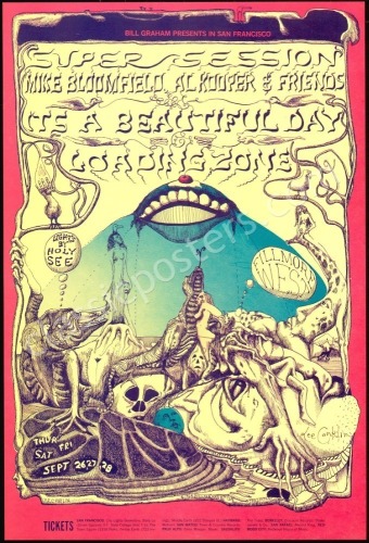 A Pair of Posters for The Fillmore Signed by Lee Conklin