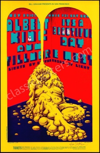 A Second Pair of Posters for The Fillmore Signed by Lee Conklin