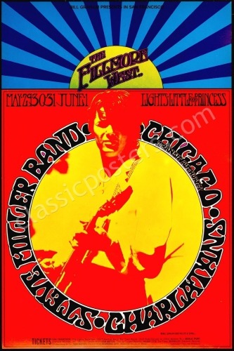Colorful BG-175 Steve Miller Poster