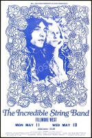 Scarce BG-232A Incredible String Band Poster