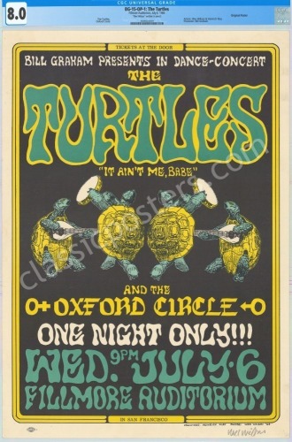 Signed Original BG-15 The Turtles Poster