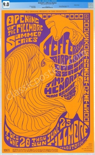 Good-Looking Certified BG-69 Jimi Hendrix Poster