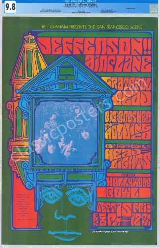 Gorgeous Certified BG-81 Grateful Dead Poster