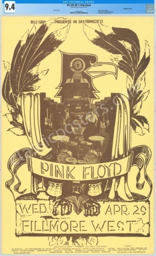 Beautiful Certified BG-230 Pink Floyd Poster