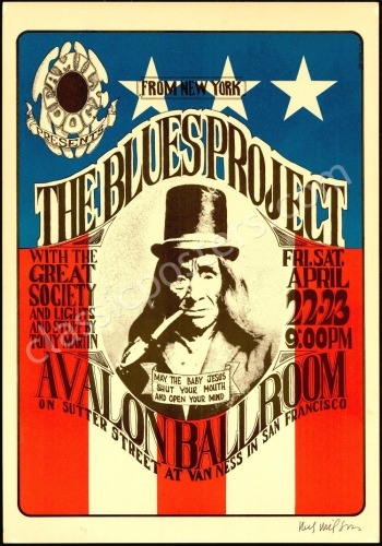 Signed Original FD-5 Blues Project Poster
