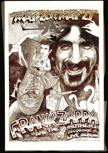 Frank Zappa Armadillo World Headquarters Poster