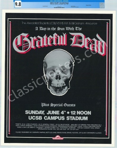 Elusive Certified AOR 4.113 Grateful Dead Poster