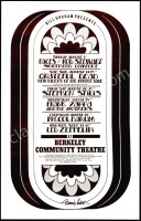 Signed 1976 Led Zeppelin Berkeley Poster
