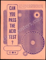 Rare AOR 2.7 Can You Pass the Acid Test? Handbill