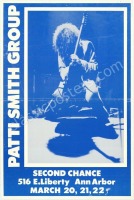 Patti Smith Group Ann Arbor Poster