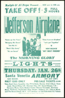 Nice Jefferson Airplane Santa Venetia Armory Handbill