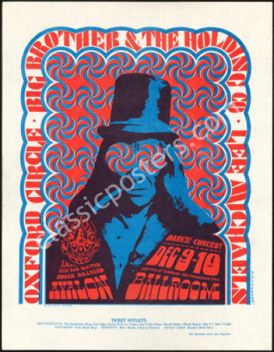 Psychedelic FD-38 Swirly Eyes Handbill