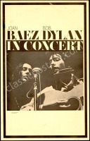 Rare Bob Dylan and Joan Baez Tour Blank Poster
