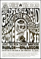 Choice Signed Original FD-12 Grateful Dead Poster