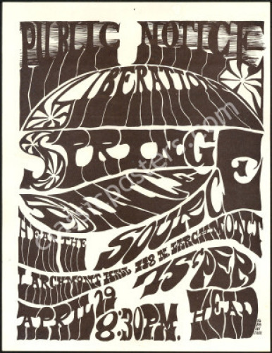 Scarce Spring Dance Handbill