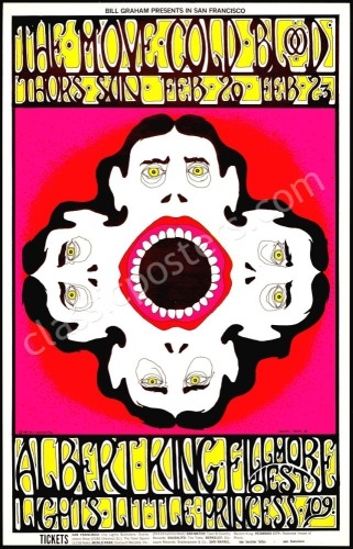 Two Colorful Bill Graham Posters
