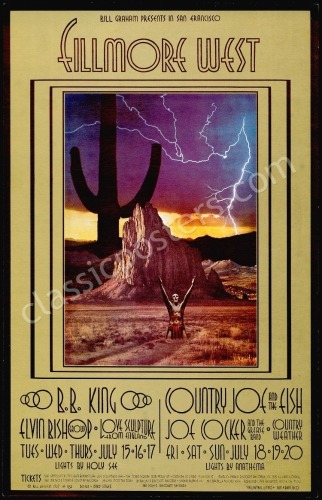 A Pair of Original Bill Graham Posters