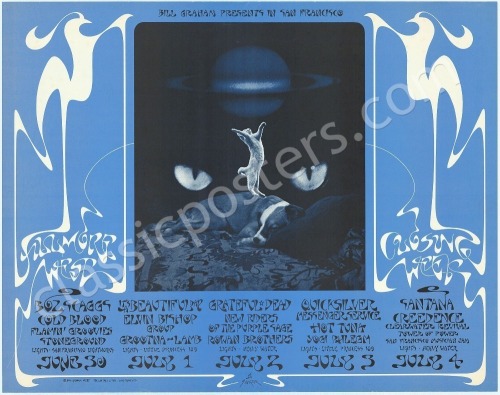 Popular BG-287 The Fillmore Closing Poster