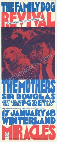 Four Large Family Dog Posters