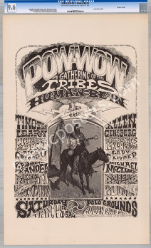 Wonderful Original AOR 2.215 Human Be-In Poster
