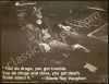 Rare Stevie Ray Vaughan Anti-Drug Poster