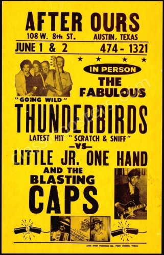 Fabulous Thunderbirds Austin Poster