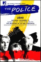 1983 The Police Austin, Texas Poster
