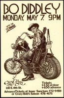 Scarce Bo Diddley Austin Poster