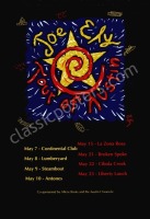 Colorful Joe Ely Tour of Austin Poster