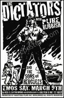 Striking Emo&rsquo;s The Dictators Poster