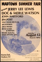 Rare Jerry Lee Lewis Festival Poster