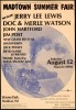 Rare Jerry Lee Lewis Festival Poster